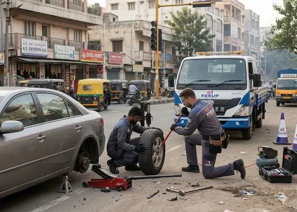 car punctuure near me